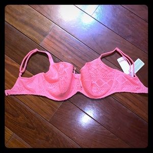 pink bikini top size 32I